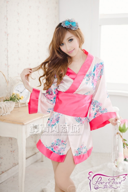 Váy ngủ Kimono công chúa Nhật bản hấp dẫn